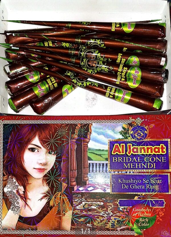 AL JANNAT BRIDAL HENNA CONE  MEDIUM
