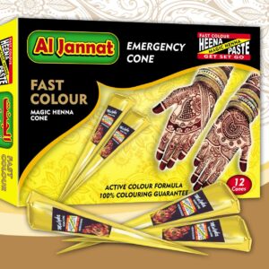 Al Jannat Emergency Cone Henna – Premium Mehndi Set